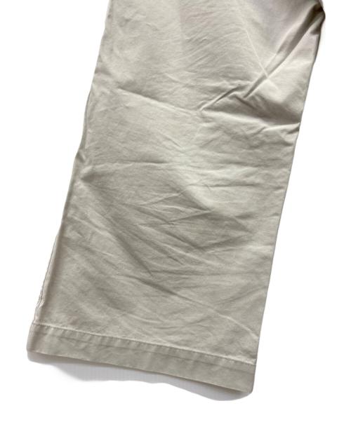 YOHJI YAMAMOTO（ヨウジヤマモト）YOHJI YAMAMOTO (ヨウジヤマモト) ワイドコットンパンツ ライトグレー サイズ:SIZE2の古着・服飾アイテム