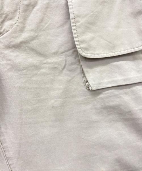 YOHJI YAMAMOTO（ヨウジヤマモト）YOHJI YAMAMOTO (ヨウジヤマモト) ワイドコットンパンツ ライトグレー サイズ:SIZE2の古着・服飾アイテム