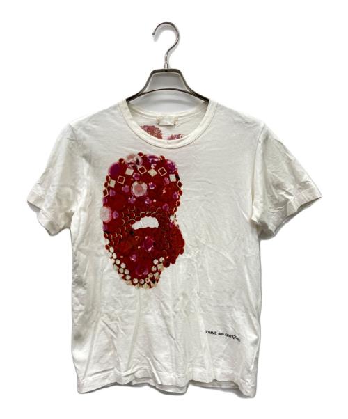COMME des GARCONS（コムデギャルソン）COMME des GARCONS (コムデギャルソン) 半袖カットソー ホワイト サイズ:Mの古着・服飾アイテム