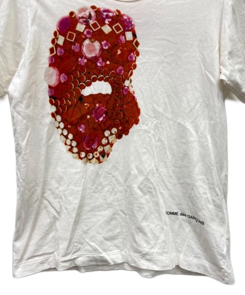 COMME des GARCONS（コムデギャルソン）COMME des GARCONS (コムデギャルソン) 半袖カットソー ホワイト サイズ:Mの古着・服飾アイテム
