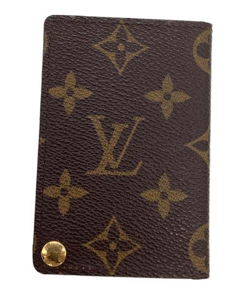 LOUIS VUITTON（ルイ ヴィトン）LOUIS VUITTON (ルイ ヴィトン) カードケース　ポルト カルト・クレディ プレッシオン ブラウンの古着・服飾アイテム