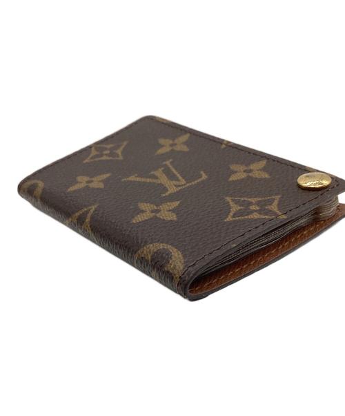 LOUIS VUITTON（ルイ ヴィトン）LOUIS VUITTON (ルイ ヴィトン) カードケース　ポルト カルト・クレディ プレッシオン ブラウンの古着・服飾アイテム