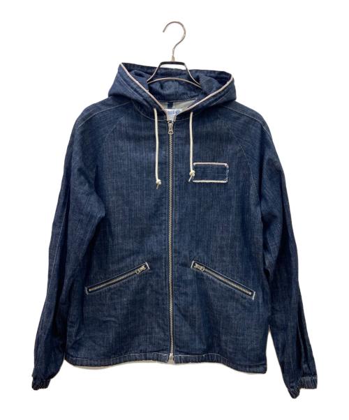 INTERBREED（インターブリード）INTERBREED (インターブリード) フーデッドジャケット インディゴ サイズ:Mの古着・服飾アイテム