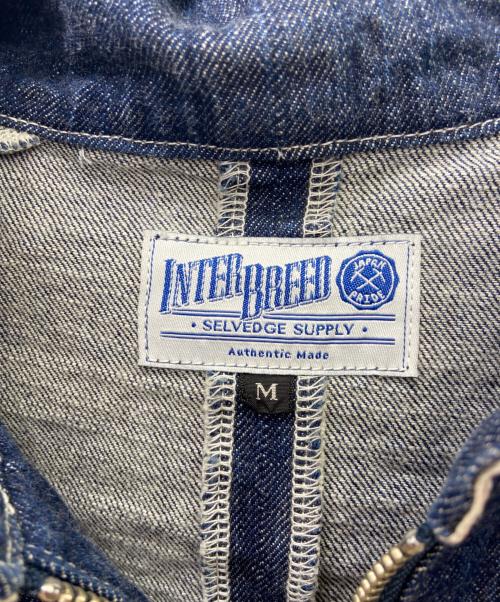 INTERBREED（インターブリード）INTERBREED (インターブリード) フーデッドジャケット インディゴ サイズ:Mの古着・服飾アイテム