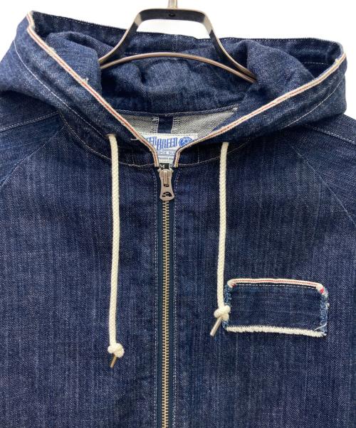 INTERBREED（インターブリード）INTERBREED (インターブリード) フーデッドジャケット インディゴ サイズ:Mの古着・服飾アイテム