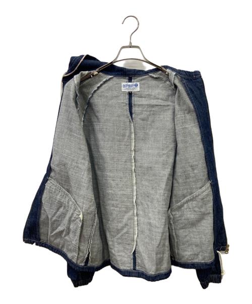 INTERBREED（インターブリード）INTERBREED (インターブリード) フーデッドジャケット インディゴ サイズ:Mの古着・服飾アイテム