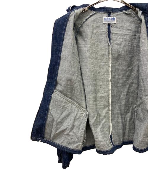 INTERBREED（インターブリード）INTERBREED (インターブリード) フーデッドジャケット インディゴ サイズ:Mの古着・服飾アイテム
