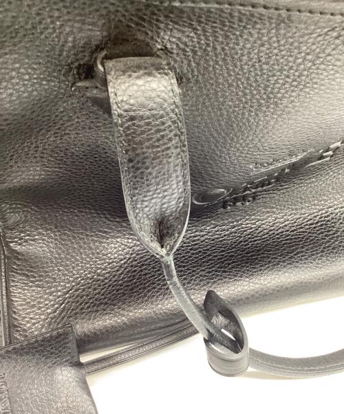 LOEWE（ロエベ）LOEWE (ロエベ) ヘリテージトートバッグ ブラック×ボルドーの古着・服飾アイテム