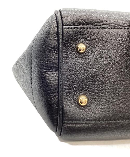 LOEWE（ロエベ）LOEWE (ロエベ) ヘリテージトートバッグ ブラック×ボルドーの古着・服飾アイテム