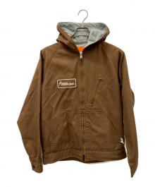 EVISU（エヴィス）の古着「フーデッドジャケット」｜ブラウン