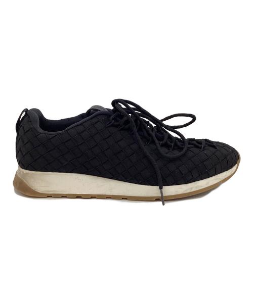 BOTTEGA VENETA（ボッテガベネタ）BOTTEGA VENETA (ボッテガベネタ) レースアップスニーカー　イントレチャート ブラック サイズ:36 1/2の古着・服飾アイテム