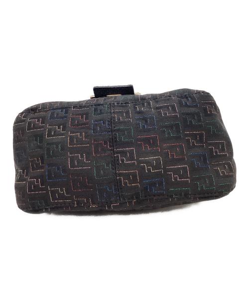 FENDI（フェンディ）FENDI (フェンディ) FENDI　ズッキーノ　ミニマンマバケット　ハンドバッグ ブラック×マルチカラーの古着・服飾アイテム