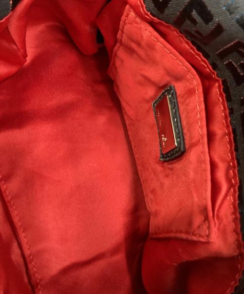 FENDI（フェンディ）FENDI (フェンディ) FENDI　ズッキーノ　ミニマンマバケット　ハンドバッグ ブラック×マルチカラーの古着・服飾アイテム