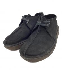 CLARKS（クラークス）の古着「CLARKS　ショートブーツ」｜ブラック