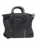 PRADAプラダ）の古着「PRADA　2WAYバッグ」｜ブラック