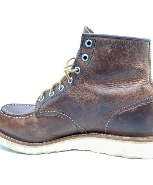 RED WING（レッドウィング）RED WING (レッドウィング) RED WING 　6inch CLASSIC MOC TOE ブラウン サイズ:25.5cmの古着・服飾アイテム