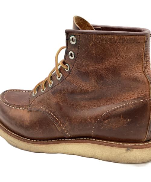 RED WING（レッドウィング）RED WING (レッドウィング) RED WING 　6inch CLASSIC MOC TOE ブラウン サイズ:25.5cmの古着・服飾アイテム