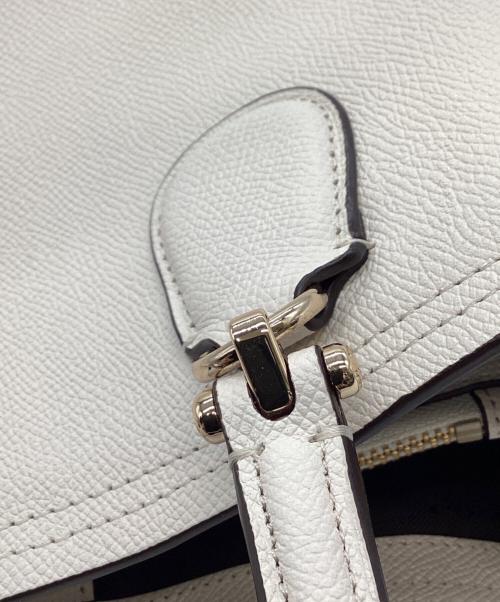 COACH（コーチ）COACH (コーチ) COACH 　スモール キット キャリーオール 　2WAYバッグ アイボリーの古着・服飾アイテム