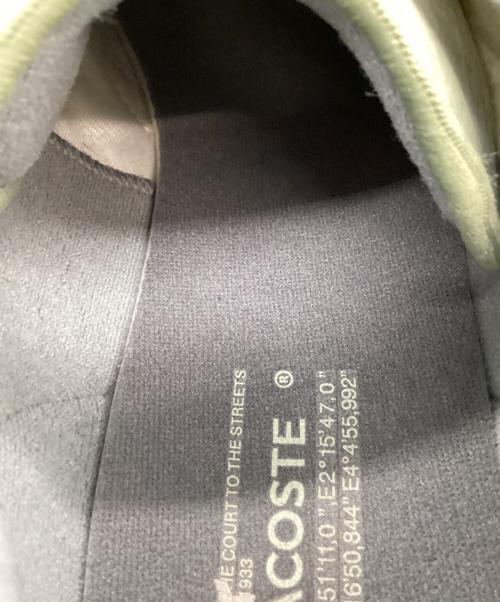 LACOSTE（ラコステ）LACOSTE (ラコステ) LACOSTE　ELITE ACTIVE 225 4 SMA　スニーカー グリーン サイズ:9.5の古着・服飾アイテム