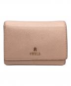 FURLAフルラ）の古着「FURLA　CAMELIA　コンパクトウォレット」｜ピンク