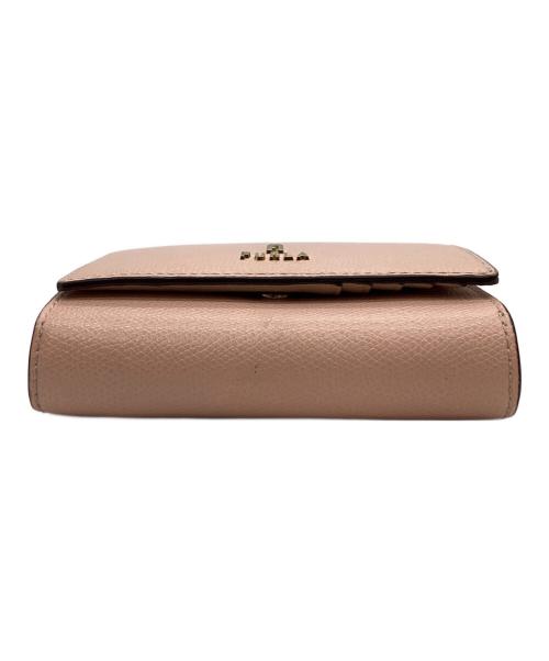 FURLA（フルラ）FURLA (フルラ) FURLA　CAMELIA　コンパクトウォレット ピンクの古着・服飾アイテム