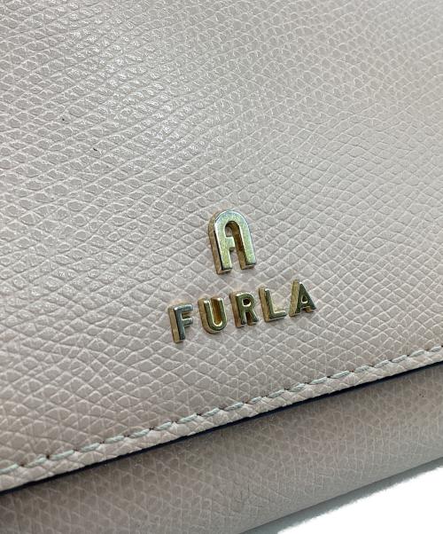 FURLA（フルラ）FURLA (フルラ) FURLA　CAMELIA　コンパクトウォレット ピンクの古着・服飾アイテム
