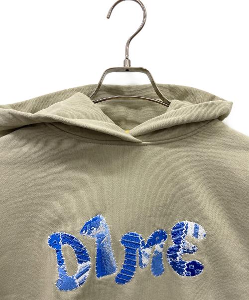 Dime（ダイム）Dime (ダイム) パーカー　I know グリーン サイズ:Sの古着・服飾アイテム
