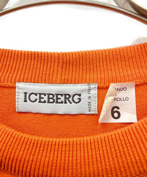 ICEBERG（アイスバーグ）ICEBERG (アイスバーグ) 厚手ニット オレンジ サイズ:13 未使用品の古着・服飾アイテム