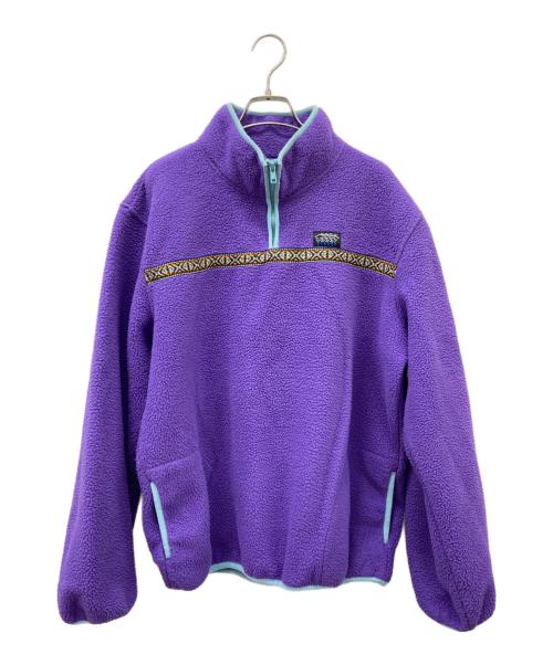 stussy（ステューシー）stussy (ステューシー) フリースジャケット パープル サイズ:Mの古着・服飾アイテム