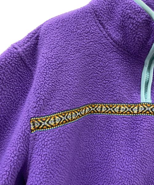 stussy（ステューシー）stussy (ステューシー) フリースジャケット パープル サイズ:Mの古着・服飾アイテム