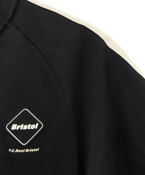 F.C.Real Bristol（エフシーレアルブリストル）F.C.Real Bristol (エフシーレアルブリストル) トラックジャケット ブラック×ホワイト サイズ:Sの古着・服飾アイテム