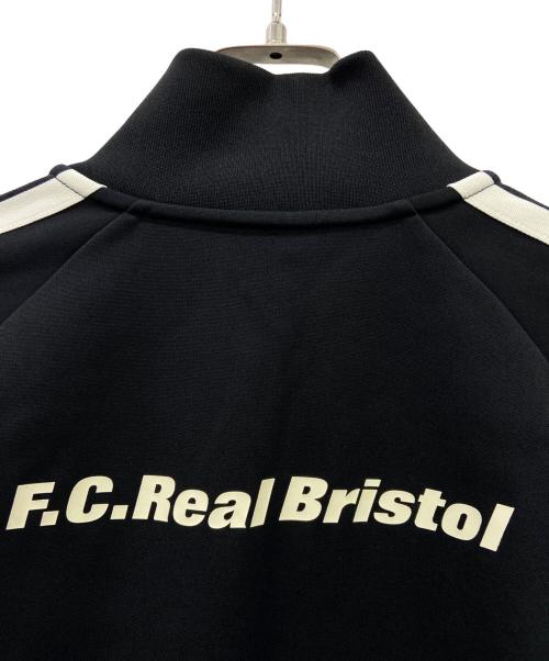 F.C.Real Bristol（エフシーレアルブリストル）F.C.Real Bristol (エフシーレアルブリストル) トラックジャケット ブラック×ホワイト サイズ:Sの古着・服飾アイテム