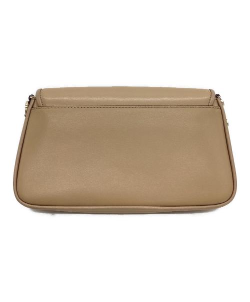 MICHAEL KORS（マイケルコース）MICHAEL KORS (マイケルコース) MICHAEL KORS　BRADSHAW スモール コンバーチブルショルダーバッグ ベージュ×ゴールドの古着・服飾アイテム