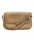 MICHAEL KORS（マイケルコース）の古着「MICHAEL KORS　BRADSHAW スモール コンバーチブルショルダーバッグ」｜ベージュ×ゴールド