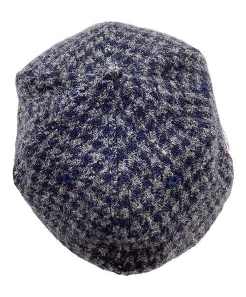 New Era×HarrisTweed（ニューエラ × ハリスツイード）New Era×HarrisTweed (ニューエラ × ハリスツイード) New Era×HarrisTweed　キャップ ネイビー×グレー サイズ:7 4/1の古着・服飾アイテム