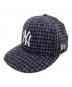 New Era×HarrisTweed（ニューエラ × ハリスツイード）の古着「New Era×HarrisTweed　キャップ」｜ネイビー×グレー