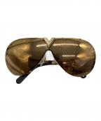LOUIS VUITTONルイ ヴィトン）の古着「LV Drive Sunglasses」｜ゴールドカラー×ブラック