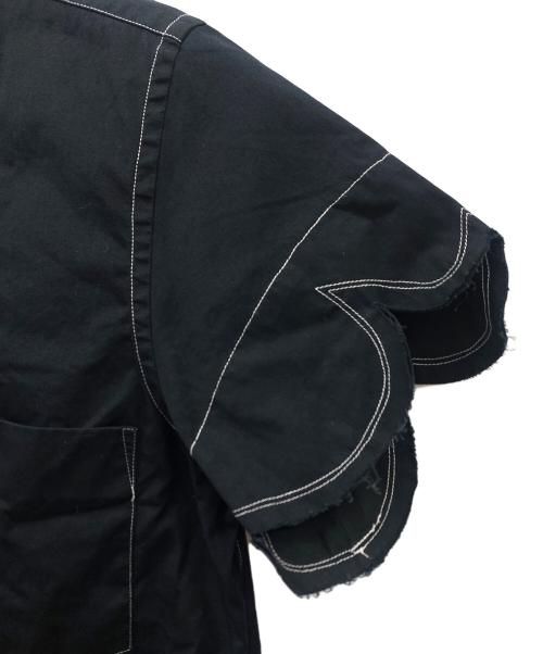 BLACK COMME des GARCONS（ブラックコムデギャルソン）BLACK COMME des GARCONS (ブラックコムデギャルソン) 半袖シャツ ブラック サイズ:xsの古着・服飾アイテム