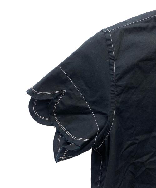 BLACK COMME des GARCONS（ブラックコムデギャルソン）BLACK COMME des GARCONS (ブラックコムデギャルソン) 半袖シャツ ブラック サイズ:xsの古着・服飾アイテム