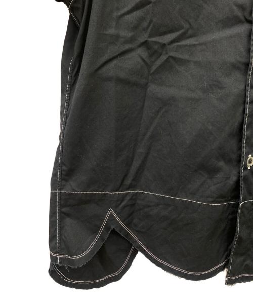 BLACK COMME des GARCONS（ブラックコムデギャルソン）BLACK COMME des GARCONS (ブラックコムデギャルソン) 半袖シャツ ブラック サイズ:xsの古着・服飾アイテム