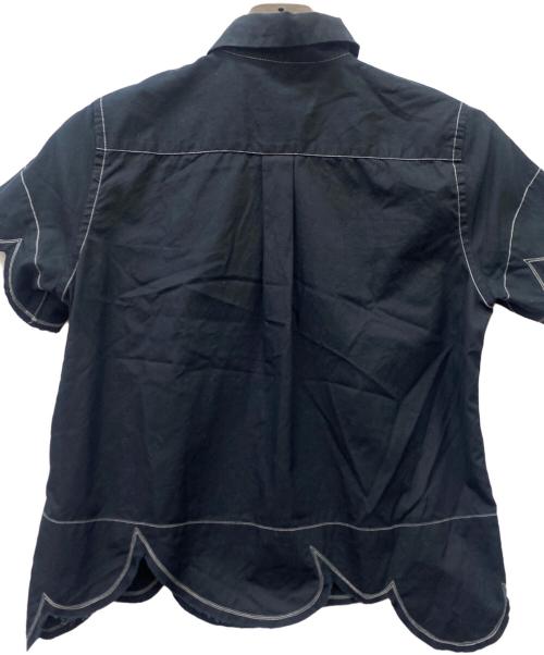 BLACK COMME des GARCONS（ブラックコムデギャルソン）BLACK COMME des GARCONS (ブラックコムデギャルソン) 半袖シャツ ブラック サイズ:xsの古着・服飾アイテム