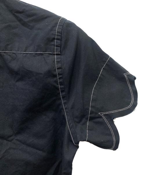 BLACK COMME des GARCONS（ブラックコムデギャルソン）BLACK COMME des GARCONS (ブラックコムデギャルソン) 半袖シャツ ブラック サイズ:xsの古着・服飾アイテム