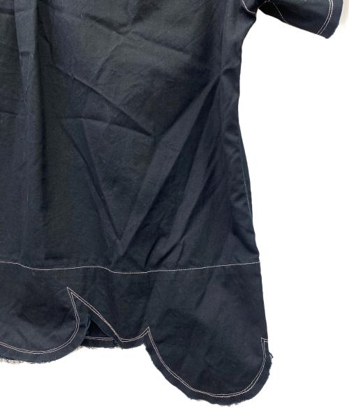BLACK COMME des GARCONS（ブラックコムデギャルソン）BLACK COMME des GARCONS (ブラックコムデギャルソン) 半袖シャツ ブラック サイズ:xsの古着・服飾アイテム