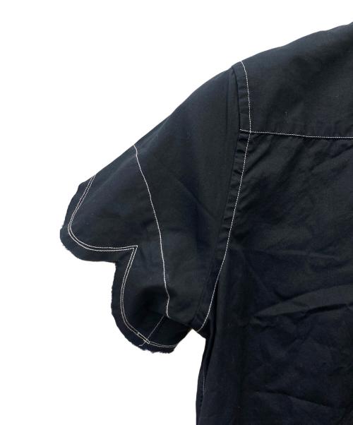 BLACK COMME des GARCONS（ブラックコムデギャルソン）BLACK COMME des GARCONS (ブラックコムデギャルソン) 半袖シャツ ブラック サイズ:xsの古着・服飾アイテム