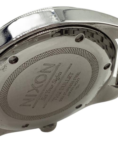 NIXON（ニクソン）NIXON (ニクソン) NIXON　THE BULLET　クロノグラフ パープルの古着・服飾アイテム