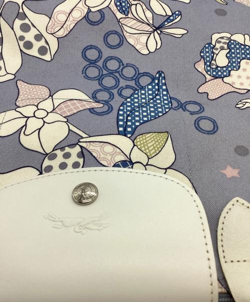 LONGCHAMP（ロンシャン）LONGCHAMP (ロンシャン) LONGCHAMP　ルプリアージュ　トートバッグ ブルーの古着・服飾アイテム