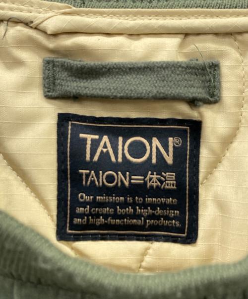 TAION（タイオン）TAION (タイオン) TAION　ダウンジャケット オリーブ サイズ:size sの古着・服飾アイテム