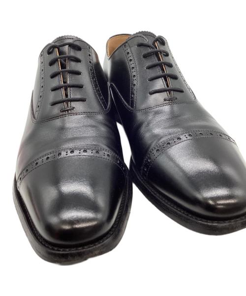 SCOTCH GRAIN（スコッチグレイン）SCOTCH GRAIN (スコッチグレイン) SCOTCH GRAIN　ストレートチップシューズ ブラック サイズ:24.5cmの古着・服飾アイテム