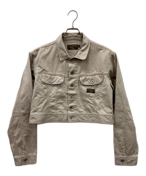 Calvin Klein（カルバンクライン）Calvin Klein (カルバンクライン) デニムジャケット ベージュ サイズ:Mの古着・服飾アイテム