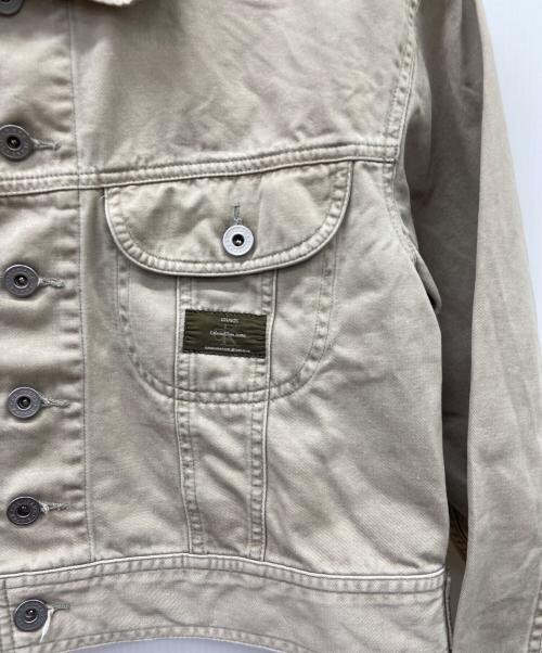 Calvin Klein（カルバンクライン）Calvin Klein (カルバンクライン) デニムジャケット ベージュ サイズ:Mの古着・服飾アイテム